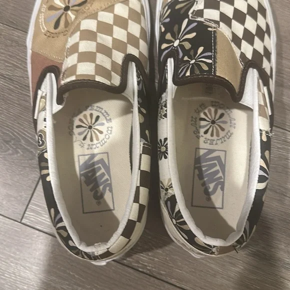 Vans Checker Patchwork Divine Classic Slip-On Sneakers - Picture 7 of 10
